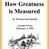 DVD #061 - How Greatness is Measured