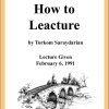 DVD #062 - How to Lecture