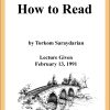 DVD #064 - How to Read