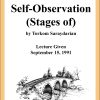 DVD #089 - Self-Observation (Stages of)