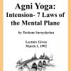DVD #110 - Agni Yoga (Intention — 7 Laws of the Mental Plane)
