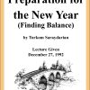 DVD #150 - Preparation for the New Year (Finding Balance)