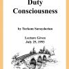 DVD #172 - Duty Consciousness