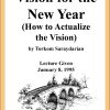 DVD #232 - Vision for the New Year (How to Actualize the Vision)