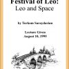 DVD #252 - Festival of Leo (Leo and Space)