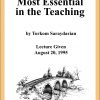 DVD #253 - Most Essential in The Teaching