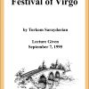 DVD #255 - Festival of Virgo
