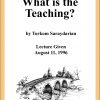 DVD #288 - What is The Teaching