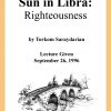 DVD #295 - Sun in Libra (Righteousness)